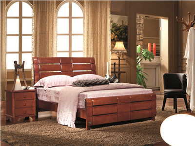 【龍翔品牌實(shí)木床 前鋒DT8315 現(xiàn)代簡(jiǎn)約橡膠木雙人床 批發(fā) 出廠價(jià)】?jī)r(jià)格,廠家,圖片,床類,合肥新站區(qū)好伙伴家具經(jīng)營(yíng)部-